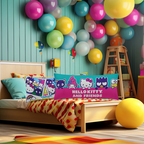 Almohada Súper Jumbo Hello Kitty Friends - Providencia Color Multicolor