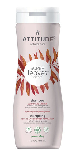 Attitude Champ Natural Para Cabello Tratado Con Color, Aceit