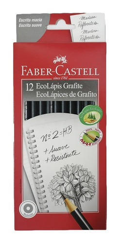 Lápiz Grafito Faber Castell N°2-hb