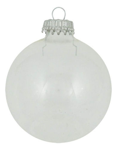Esferas De Vidrio Para Navidad Diseño Sin Uniones 6 Unidades