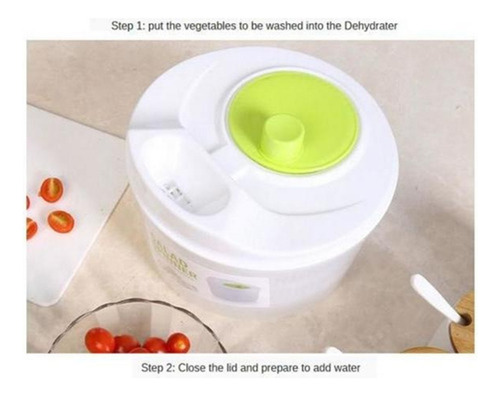 A 1 Unidad Grande For Ensalada Lavadora De Verduras 5l Y