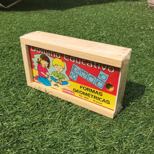 Imagem 3 de 4 de Dominó Formas Geométricas Brinquedo Educativo À Vista