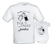 Comprar Pañalero Y Playera Papa Nuestro Primer Dia Del Padre Juntos