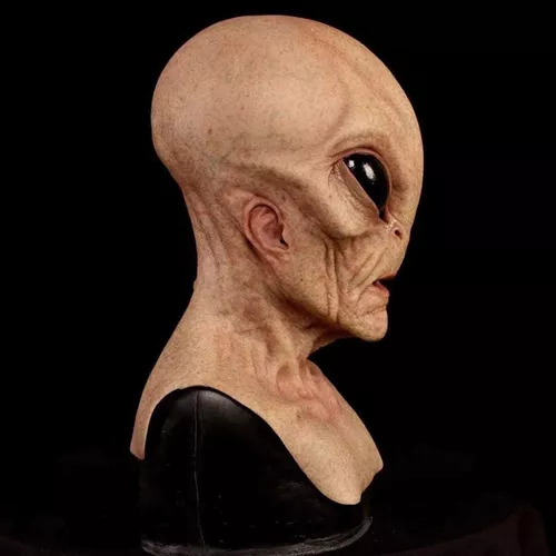 MÁSCARA ALIEN ALIENÍGENA E.T REALISTA COSPLAY – H2L COSPLAY