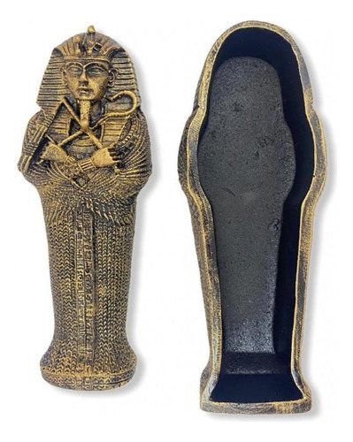 Sarcófago Deus Egípcio Anúbis Ou Tutankamon Resina-escolha