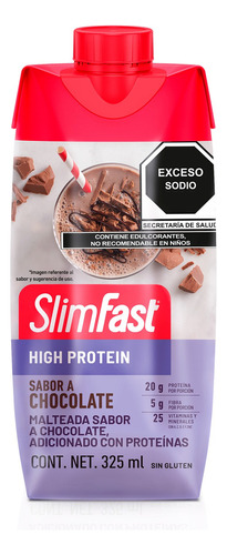 Slimfast Malteada Rtd High Protein | 12 Pack Chocolate