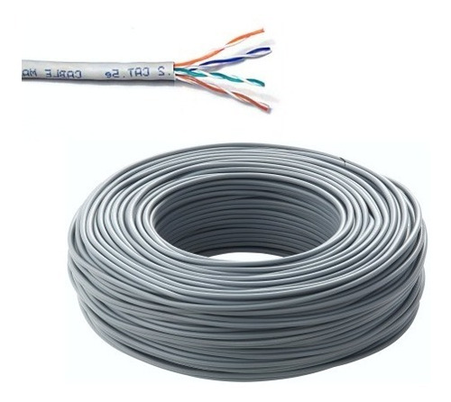 Rollo Cable Utp Cat5e Interiores 40 Metros