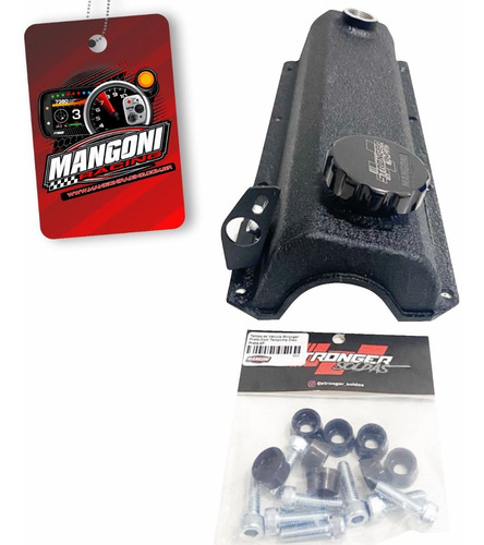 Imagem 2 de 3 de Tampa De Válvula Ap 8v Stronger Preta Tex C/ Suporte Sensor!