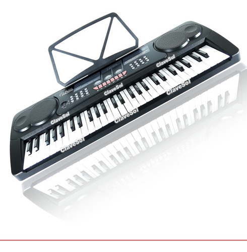 Teclado Musical Con Eliminador Microfono Y Metodo  Gratis Ax