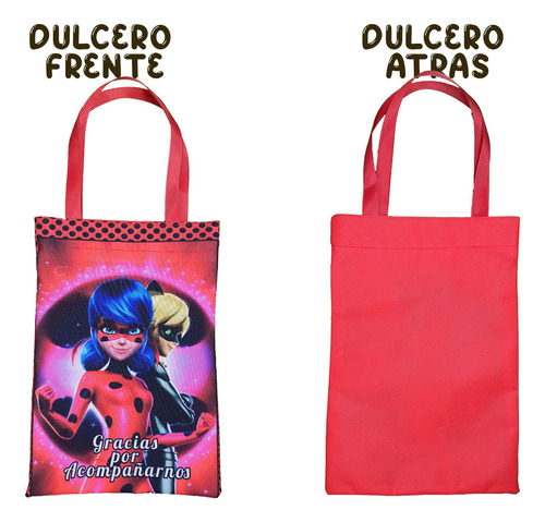 25 Dulceros Miraculos Ladybug Mod 1 Personalizados