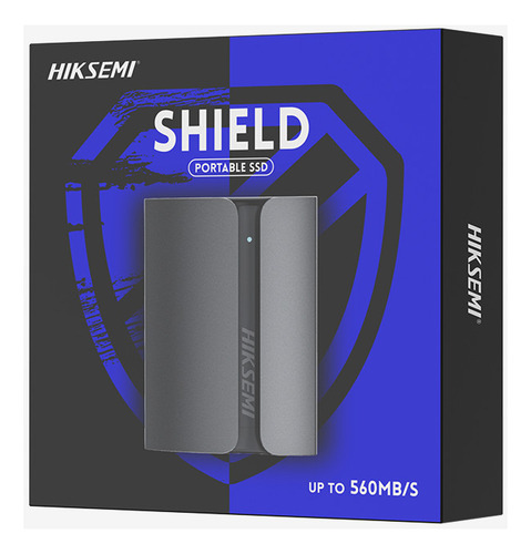 Hd Ssd Externo Hiksemi Shield T300s 1tb - Hkm01tse1a Cor Preto