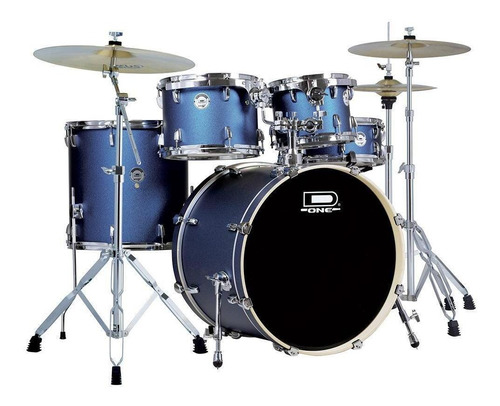 Bateria Acústica D One Rocket Dr22 Bumbo 22 Bss Pedal Banco