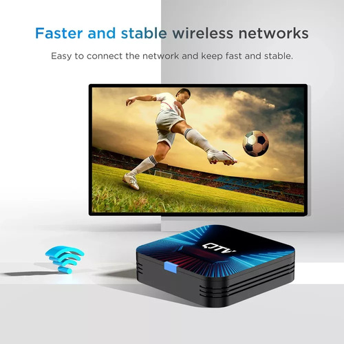 Tv Box 4k Mini Qtv Q1 Wifi 2.4g, 2gb/16gb Android 10 H.265