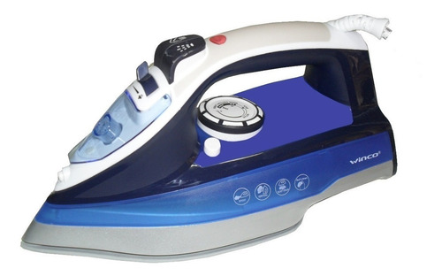 Plancha a vapor Winco W34 con suela antiadherente 220V