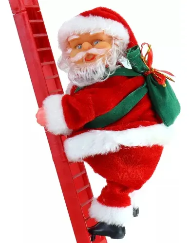 Muñeco papa noel on sale subiendo escaleras