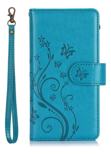Funda Para Oppo A17 A18 A38 A3 A3 Pro A3x A57 A58 A59 A60 A77 A78 A80 Funda Tipo Cartera De Piel Sintética Con Ranuras Para Tarjetas Y Correa De Muñec
