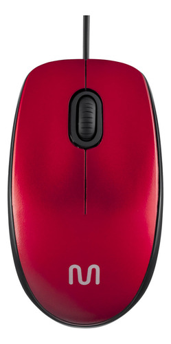 Mouse Com Fio Mf400 180cm Usb Vermelho Multi - Mo390