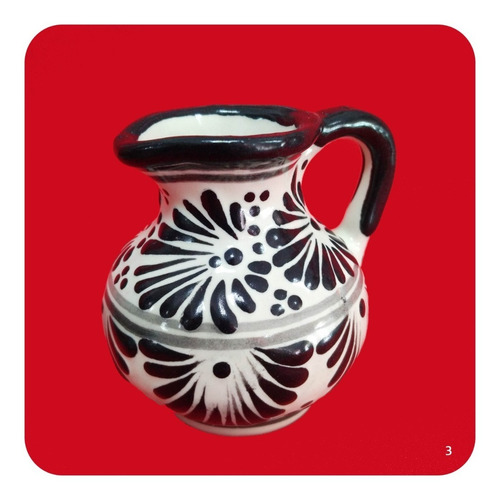 Imagen 2 de 4 de -50% Juego De Café Talavera Poblana Express Negro Dif Diseño