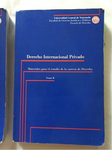 Derecho Internacional Privado Tomó I Y I I | MercadoLibre