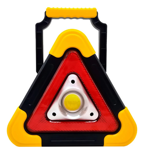 Triangulo Baliza Led Solar Con Cargador Portátil Usb