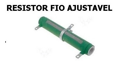 Resistor Fio Tubular Ajustavel 160w 150r 150ohms Resistencia