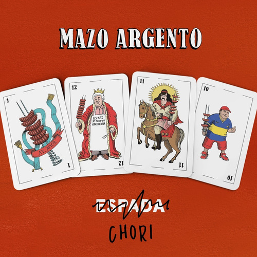 Cartas Mazo Argento Naipes Argentinos Juego Previa Poppular