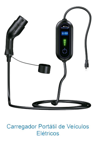 Carregador Para Carro Elétrico Portátil 3.5kw Tipo 2