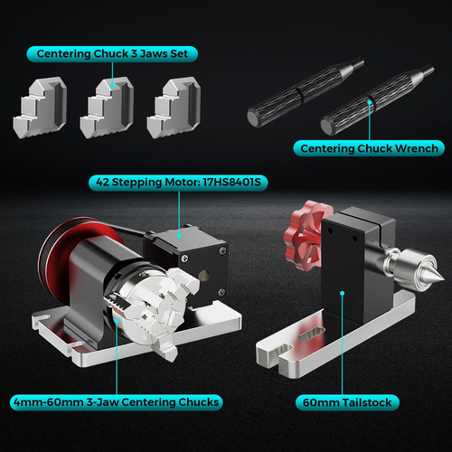 Twotrees Ttc450 Pro Máquina Enrutadora Cnc Y 500w Y 4th Axis