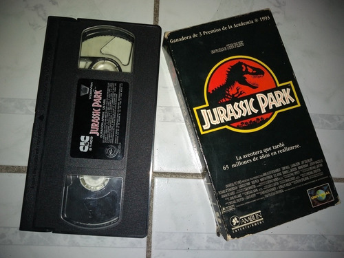 Vhs Video Vintage Jurassic Park Original Subtitulos Español