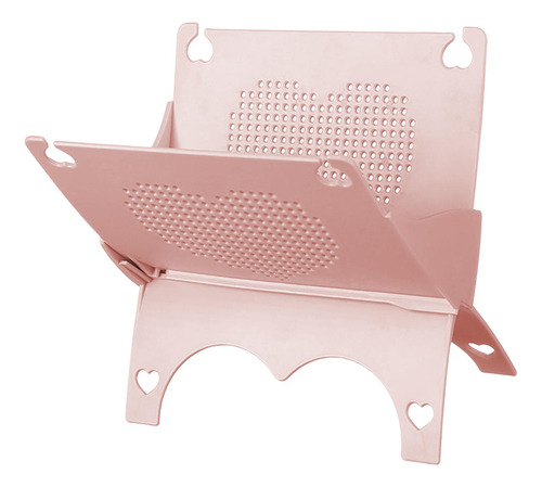 Estante De Almacenamiento De Escritorio Soporte De Rosado