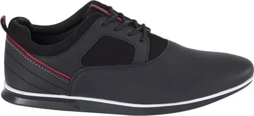 Zapato Negro Tipo Tenis De Hombre Junior Escolar Agujetas
