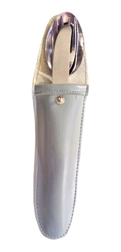 Imagen 5 de 5 de Juego De Cubiertos Portátil Con Estuche Lenox Inox