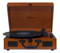 Comprar Vitrola Raveo Sonetto Toca-discos Com Bt Usb Reproduz/grava Cor Natural Wood 110v/220v