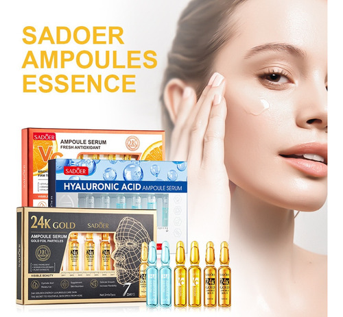 Sérum Facial En Forma De Ampolla De 2 Ml X 7 Unidades, Antio