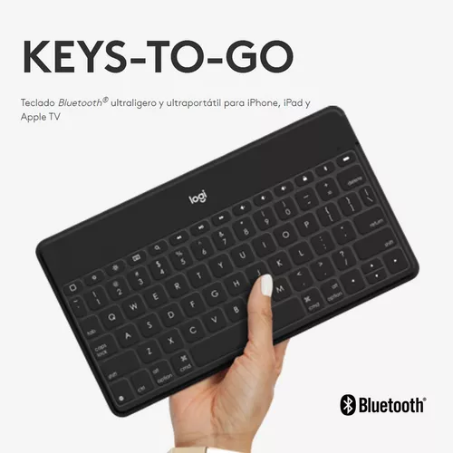 Teclado Bluetooth Logitech Keys-to-go / iPhone iPad Apple Tv