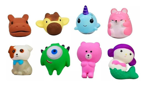 Muñecos Personajes Squishy Suaves Esponjosos Anti Estrés