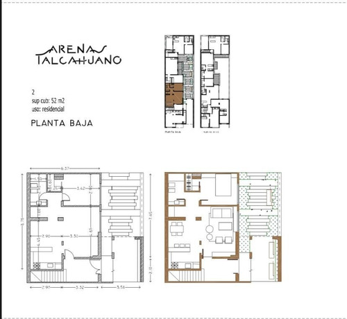 Imagen 12 de 12 de Ph 2 Amb Lateral. A Estrenar. . Talcahuano - Solis . Pb