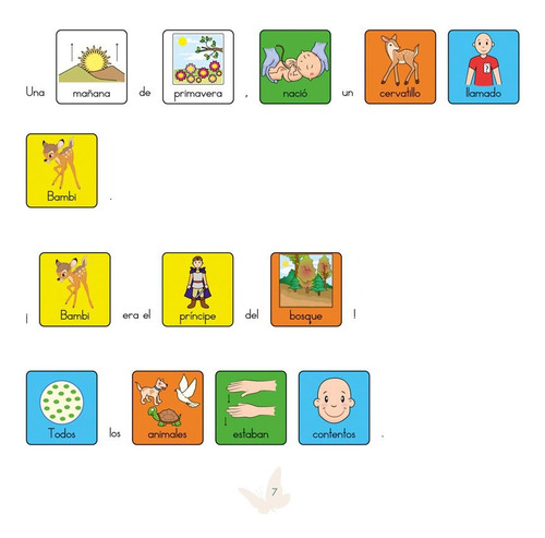 Cuento Pictogramas Autismo Bambi Geu