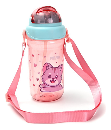 Botella Plastica Infantil Skora Hello Animalitos Nena Nene