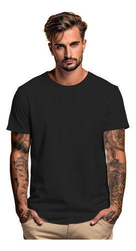 Polera Algodon Manga Corta Hombre Ultra Liviana - Unisex