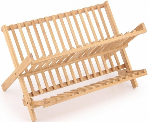 Secaplatos Escurridor Vajilla Plegable Bamboo 42x27x38 Cm