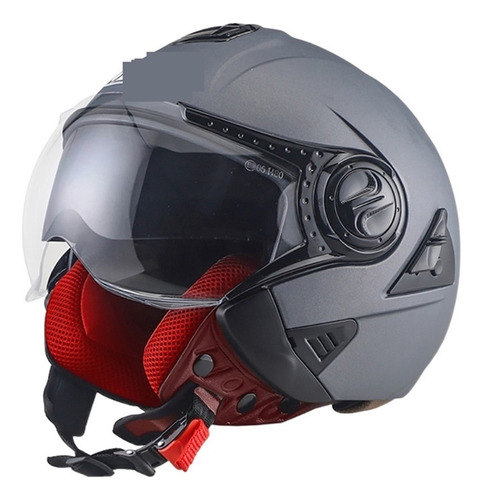 A Casco De Moto Casco De Cara Abierta Casco De Scooter De