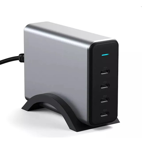 Cargador Macbook Universal Usb-c 4 Puertos 165w Satechi