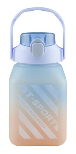 Imagen 8 de 10 de Bote De Agua Motivacional 1300 Ml Vaso Termo Cilindro