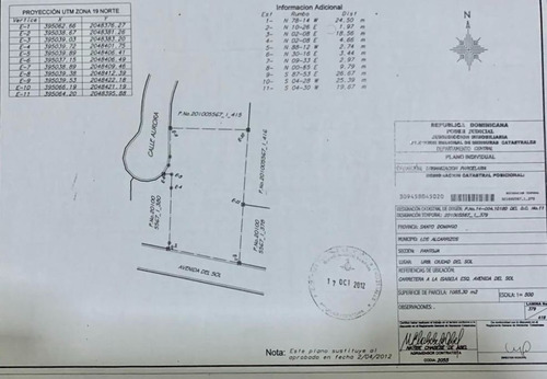 Venta De Terreno En Lo Alcarrizos Sector Pantoja