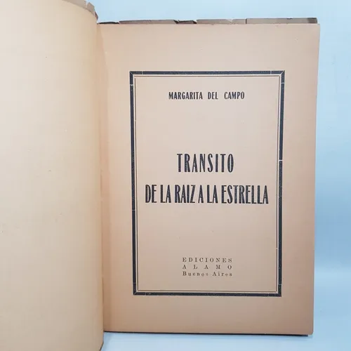 Antiguo Libro Transito Raíz A La Estrella Campo Mag 61746 (Usado)