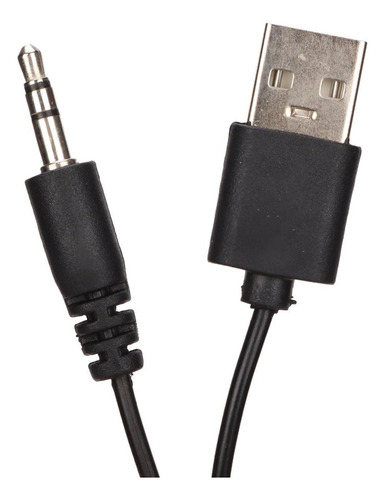Caixinha De Som Para Pc Entrada Usb/p2 Mini Com Cabo Cor Preta Usb