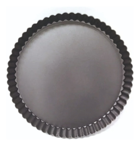 Molde Reposteria Tarteras Desmontable 26cm Pastafrola Inox Gris