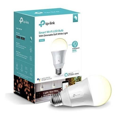 Tp-link Lb100 Smart Wi-fi A19 foco Inteligente Luz Led / /v Color De La Luz Blanco Frío