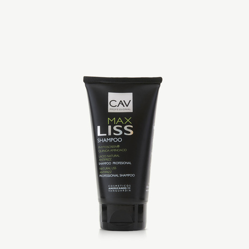 Shampoo Vegano Para Lacios Naturales Max Liss Cav 150g
